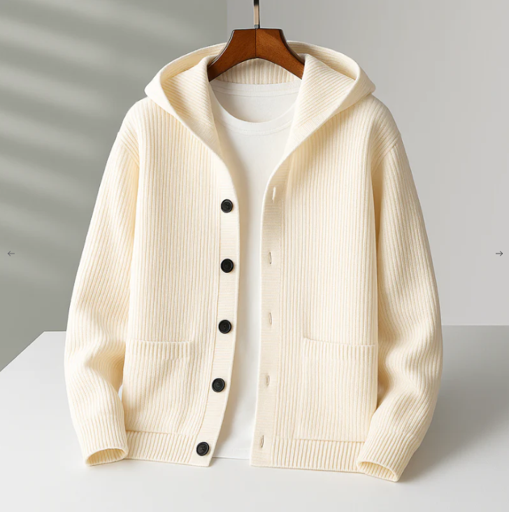 Rossi™ | Cardigan in lana da uomo