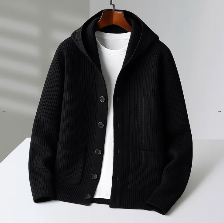 Rossi™ | Cardigan in lana da uomo