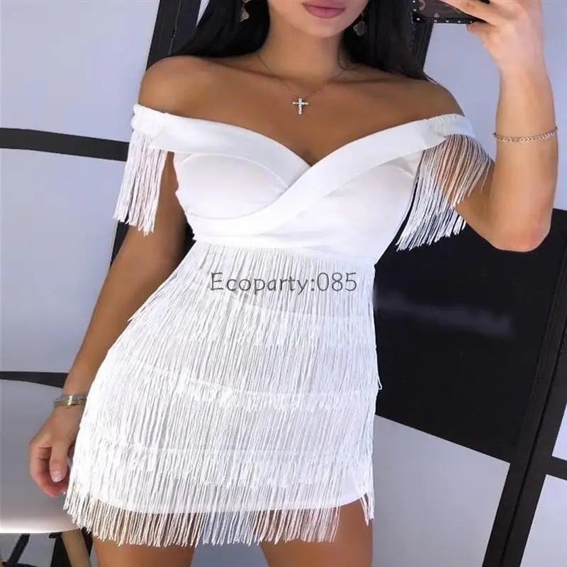 Party Dress with Fringe