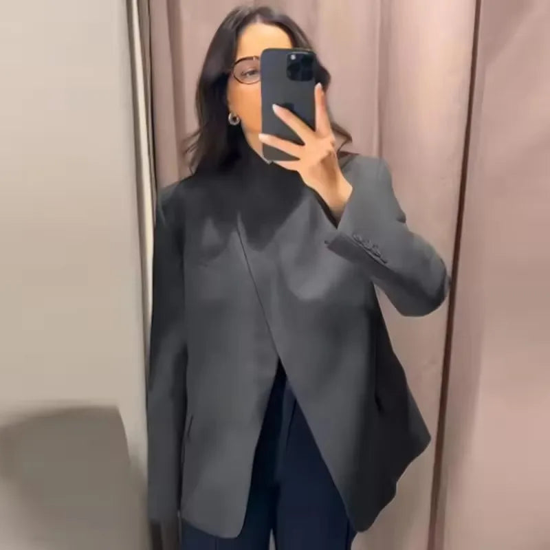 Dark Grey Blazers